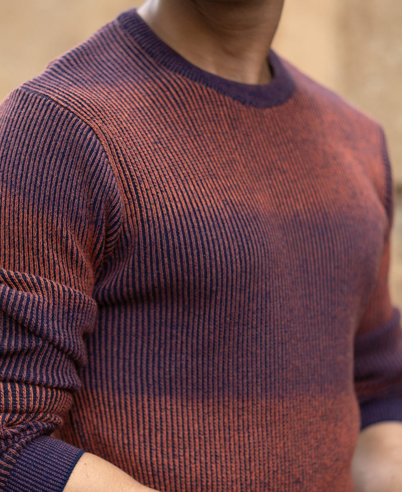 Multicolour Knitted T-Shirt 100% Cotton