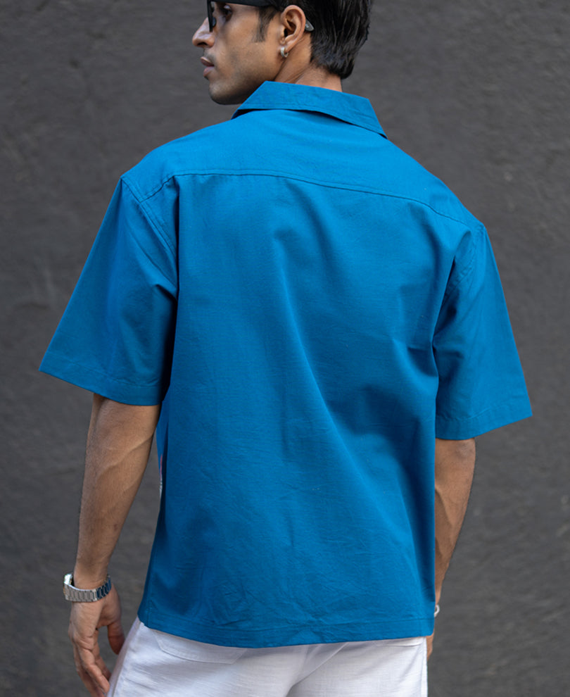 Royal Embroidered Summer Shirt 100% Cotton