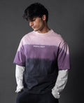 Purple Ombre Oversize T-Shirt 100% Cotton