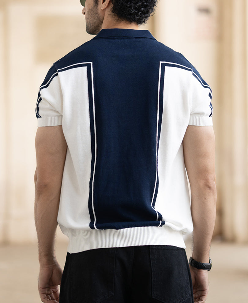 Navy Regular Fit Half Sleeve T-Shirt 100% Cotton