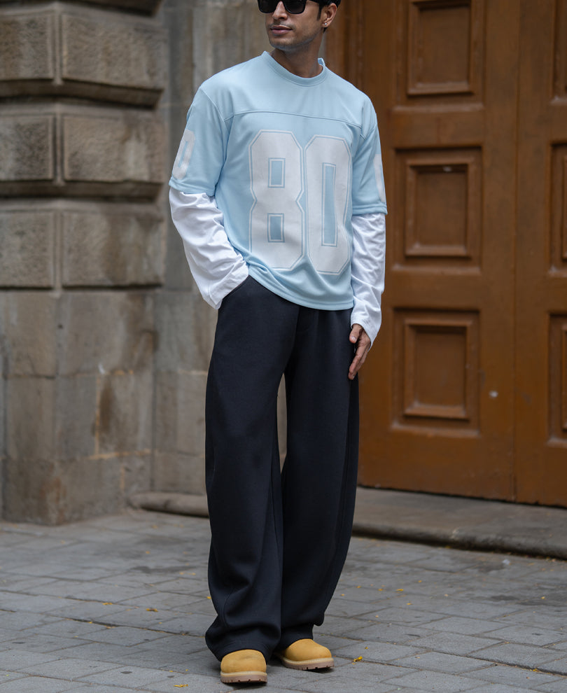Light Blue Varsity T-Shirt