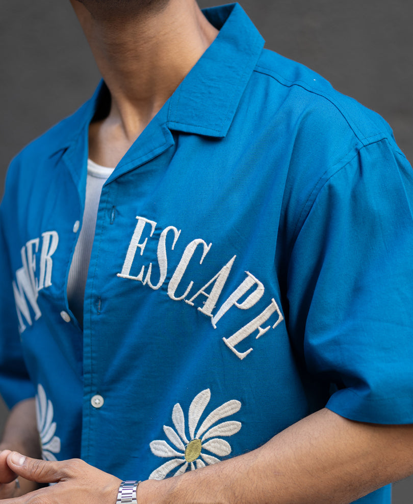Royal Embroidered Summer Shirt 100% Cotton