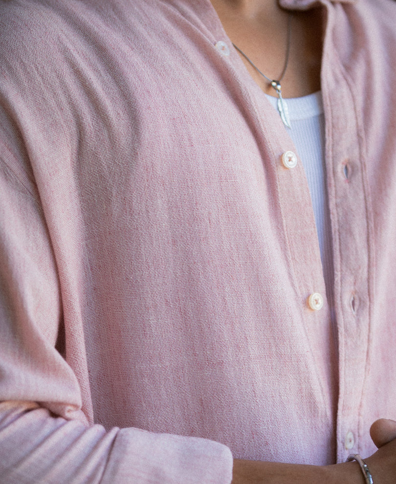 Onion Linen Blend Structured Shirt