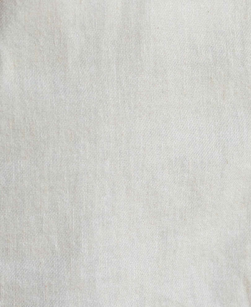 Off White Linen Blend Shirt